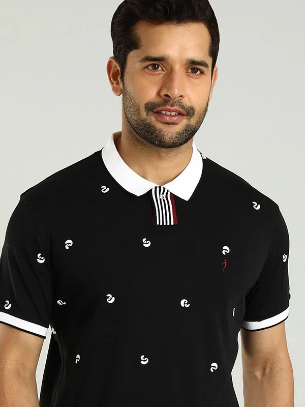 Men's Printed Polo T-Shirt
