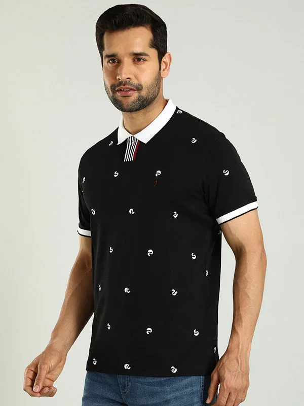Men's Printed Polo T-Shirt - Image 3