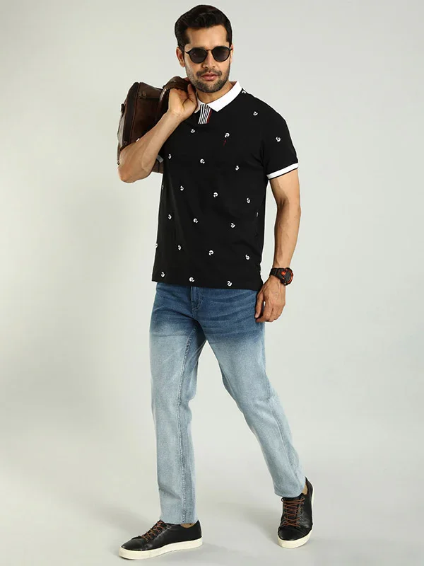 Men's Printed Polo T-Shirt - Image 4