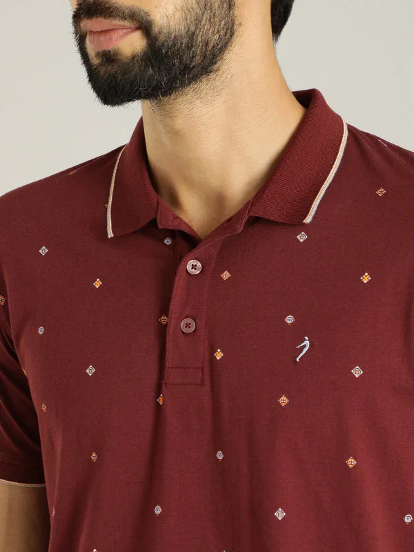Men's Printed Polo T-Shirt - Image 7