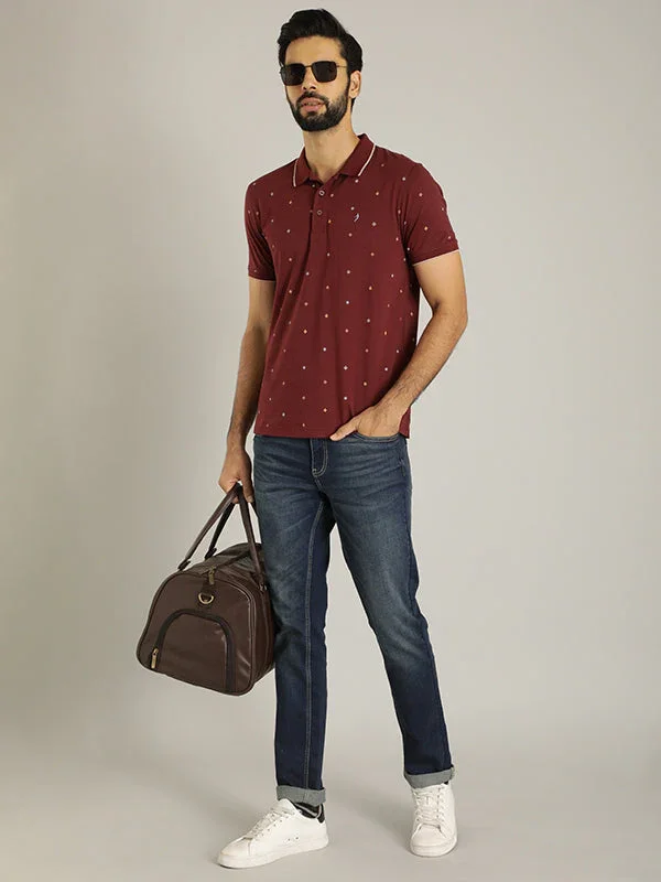 Men's Printed Polo T-Shirt - Image 8
