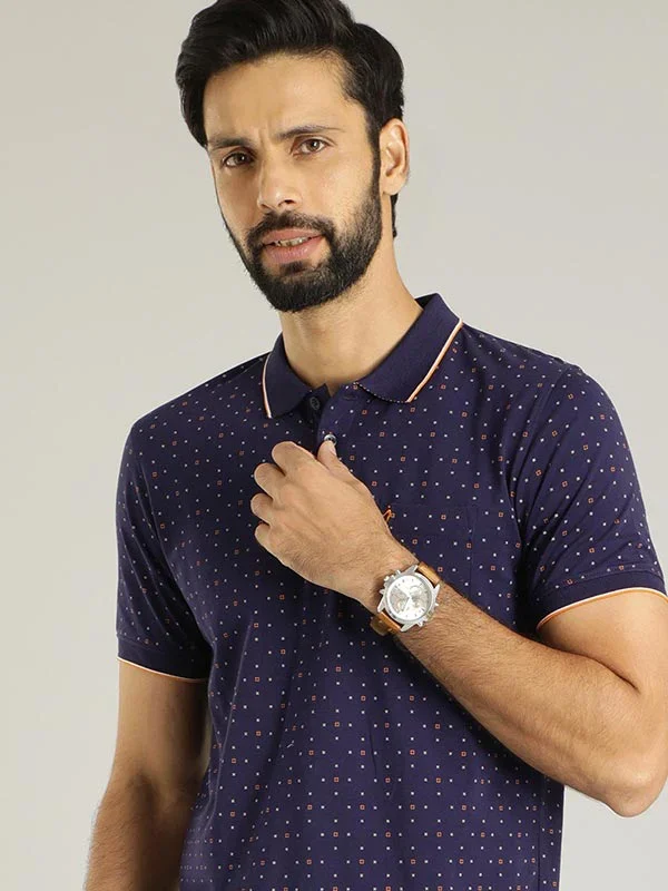 Men's Printed Polo T-Shirt