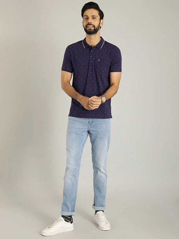 Men's Printed Polo T-Shirt - Image 4