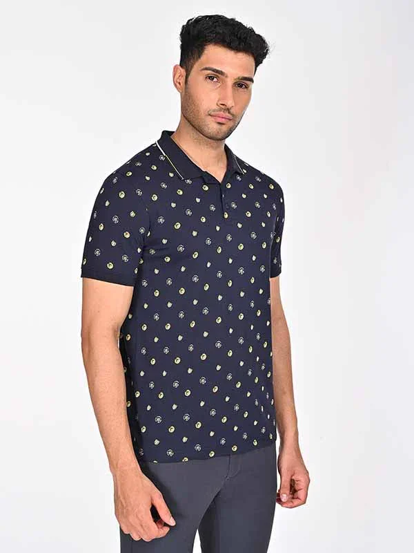 Men's Printed Polo T-Shirt - Image 2