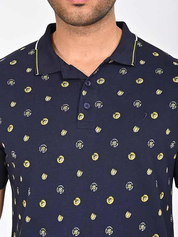 Men's Printed Polo T-Shirt - Image 3