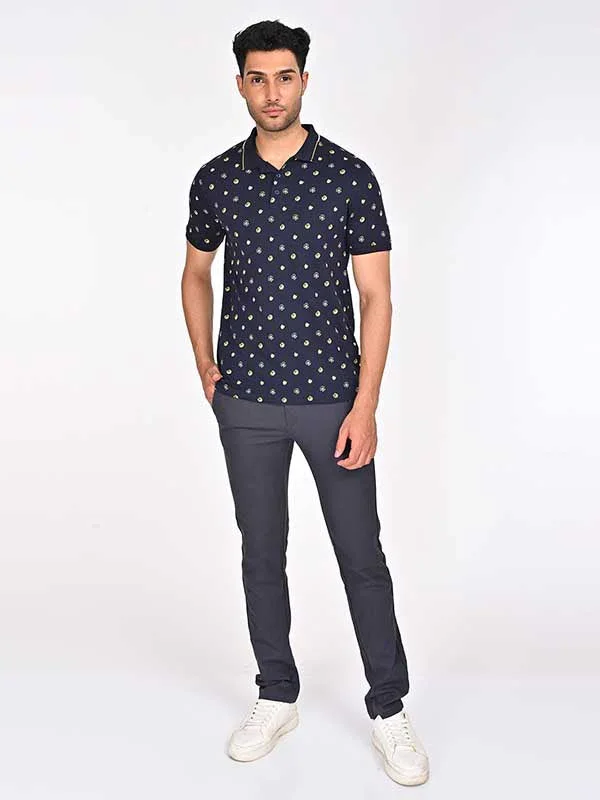 Men's Printed Polo T-Shirt - Image 4