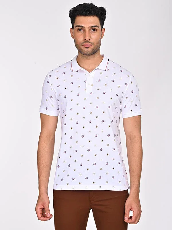 Men's Printed Polo T-Shirt - Image 5