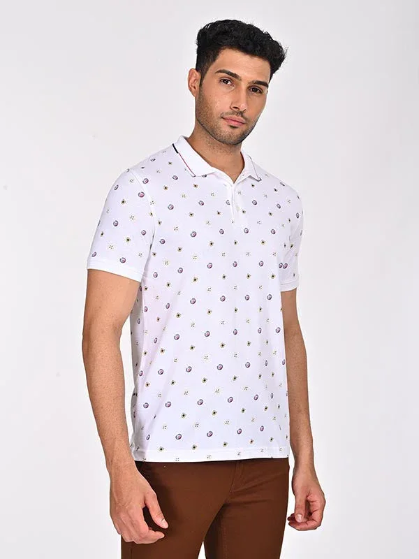 Men's Printed Polo T-Shirt - Image 6