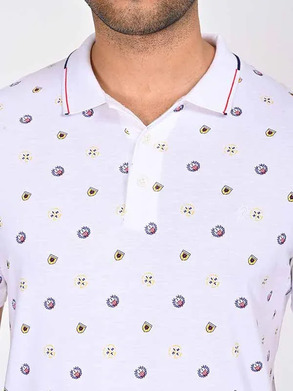 Men's Printed Polo T-Shirt - Image 7