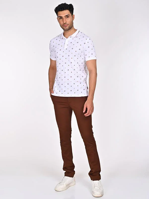 Men's Printed Polo T-Shirt - Image 8