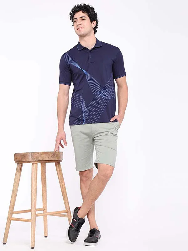 Men's Printed Polo T-Shirt - Image 4