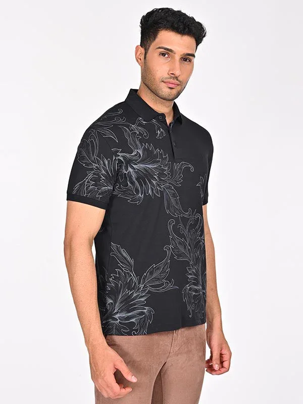 Men's Printed Polo T-Shirt - Image 2