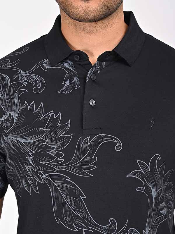 Men's Printed Polo T-Shirt - Image 3