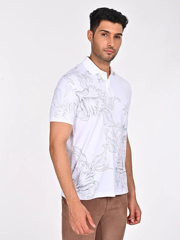 Men's Printed Polo T-Shirt - Image 6