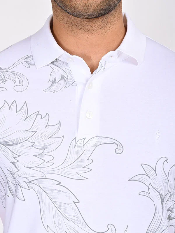 Men's Printed Polo T-Shirt - Image 7