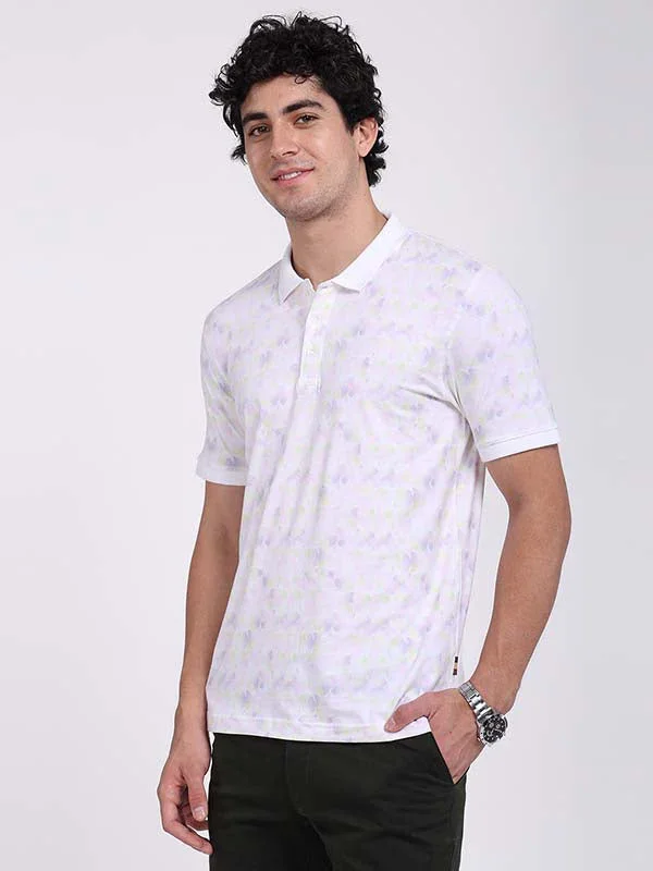 Men's Printed Polo T-Shirt - Image 2