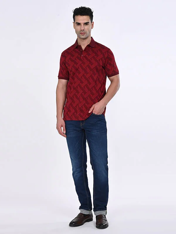 Men's Printed Polo T-Shirt - Image 3