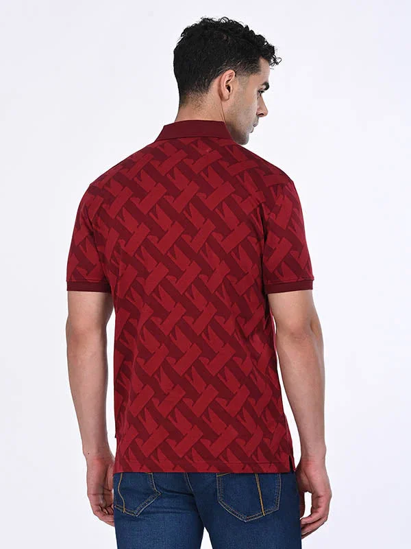 Men's Printed Polo T-Shirt - Image 4