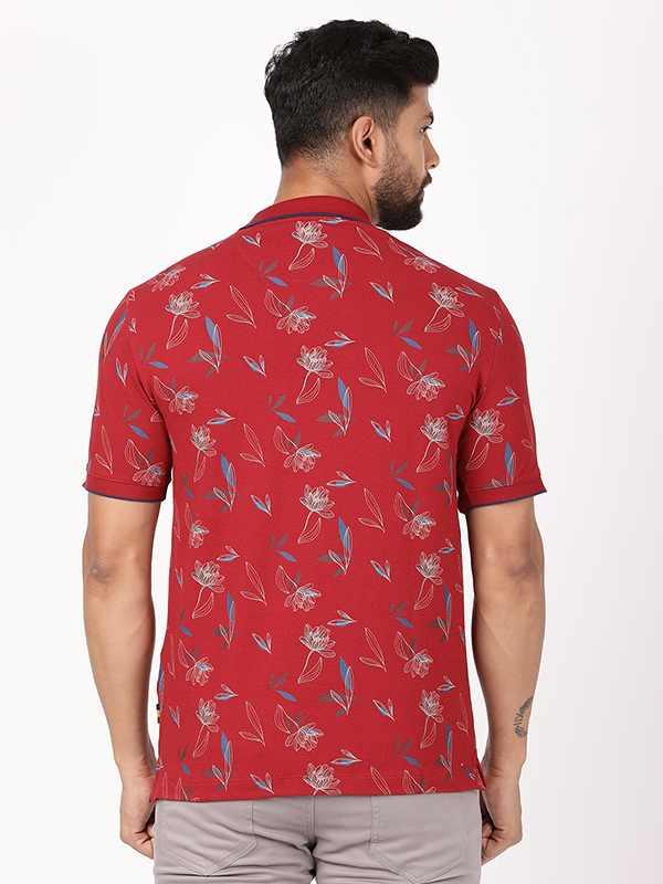 Men's Printed Polo T-Shirt - Image 4