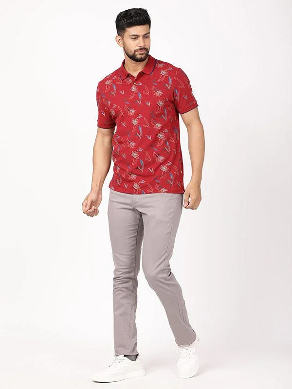 Men's Printed Polo T-Shirt - Image 5