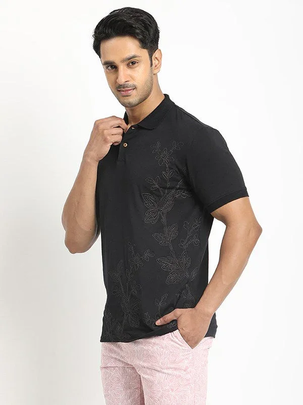 Men's Printed Polo T-Shirt - Image 2