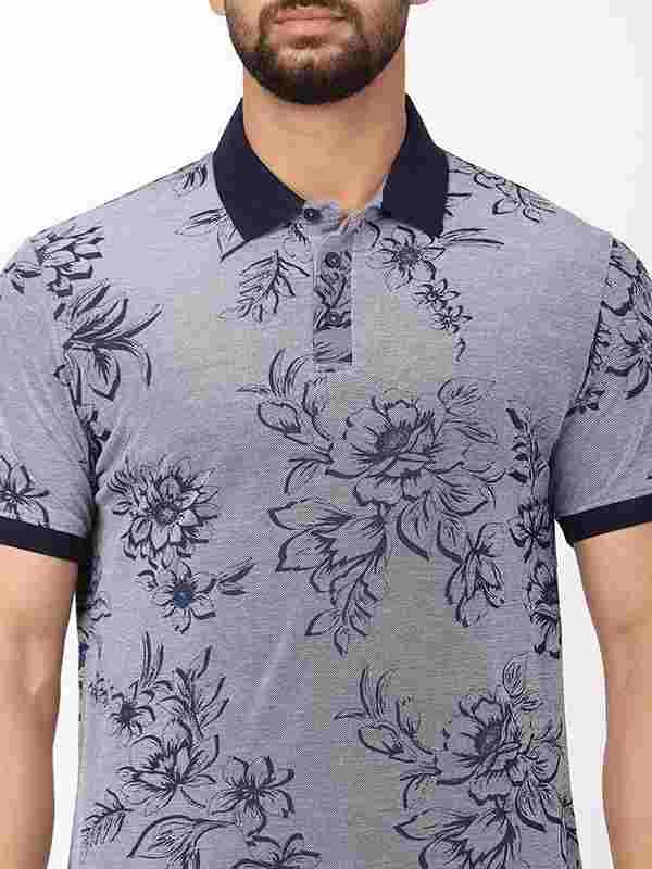 Men's Printed Polo T-Shirt - Image 3