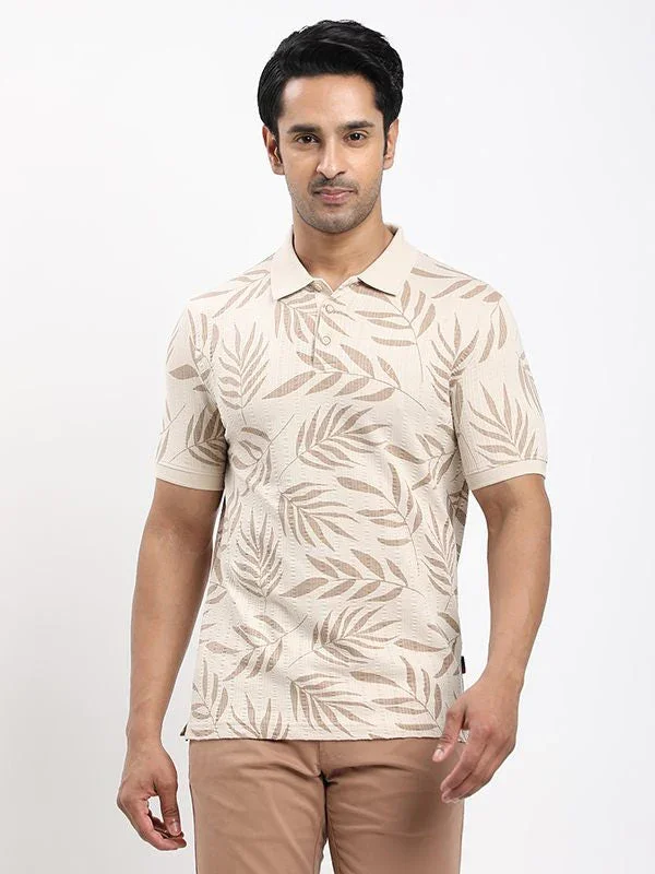 Men's Printed Polo T-shirt