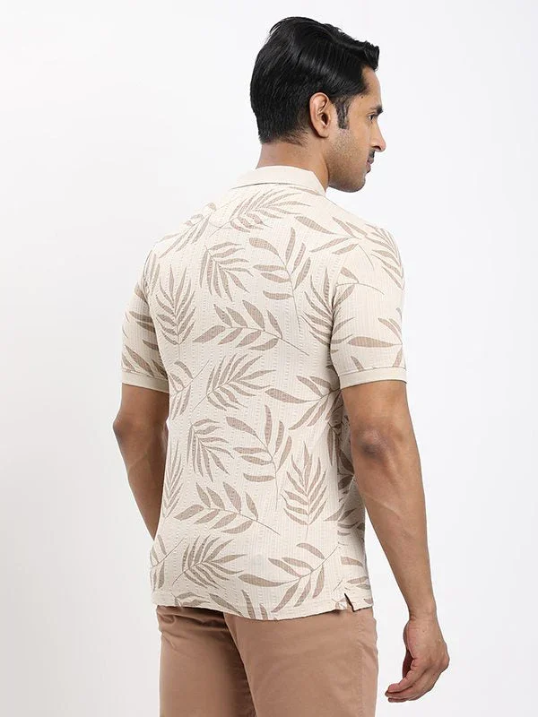 Men's Printed Polo T-shirt - Image 4