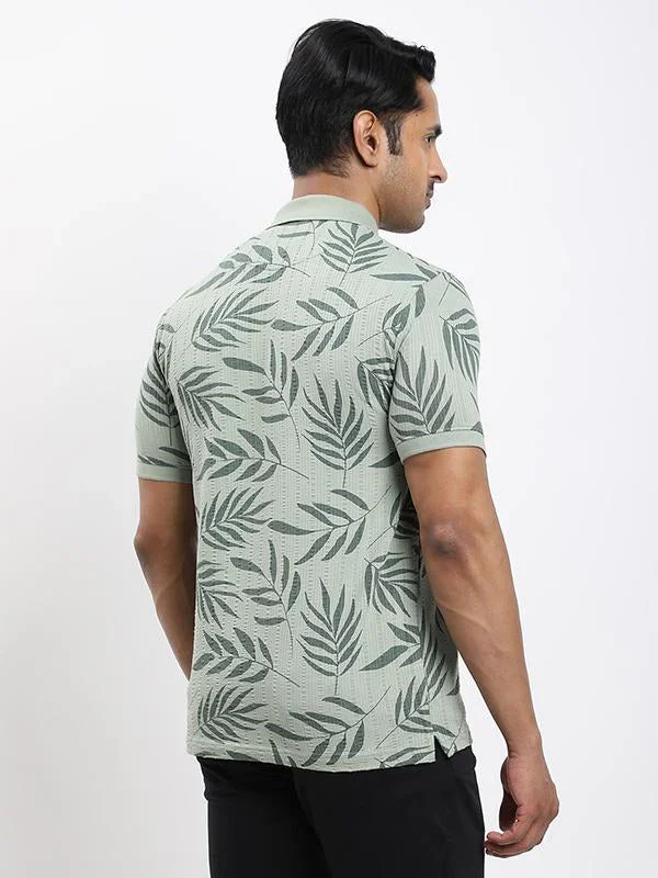 Men's Printed Polo T-shirt - Image 9