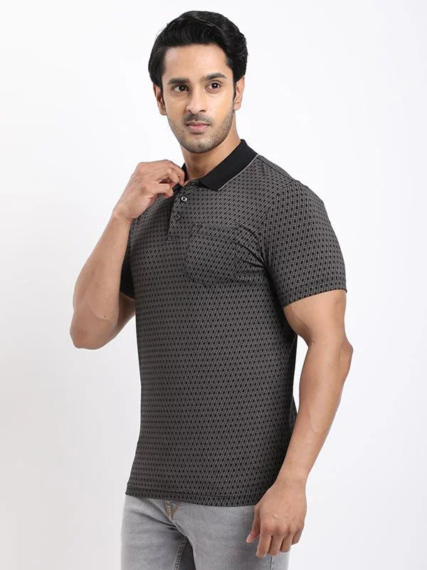 Men's Printed Polo T-Shirt - Image 2