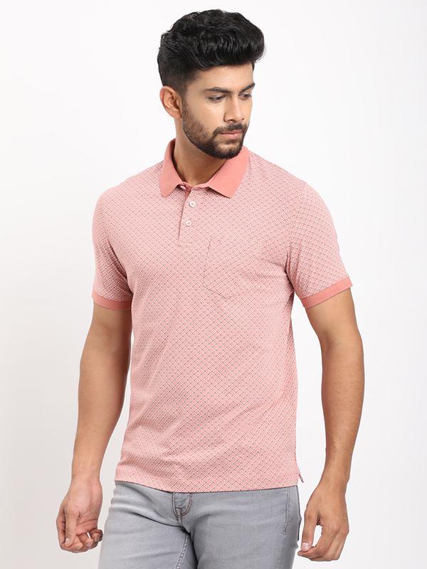 Men's Printed Polo T-Shirt