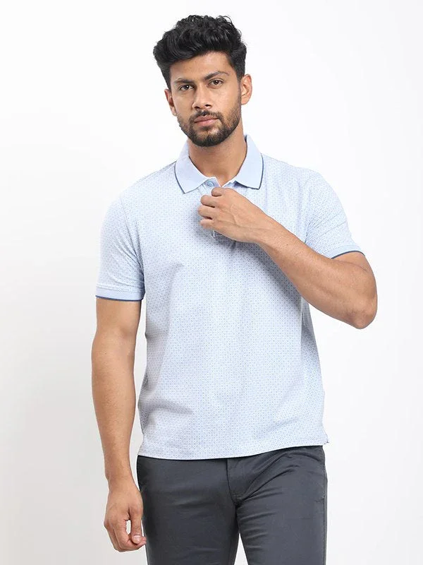 Men's Printed Polo T-shirt