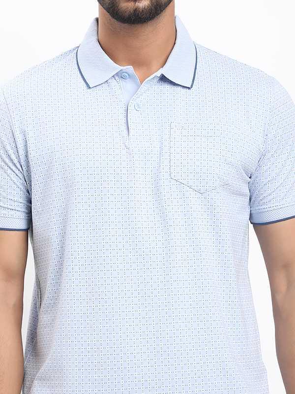 Men's Printed Polo T-shirt - Image 2