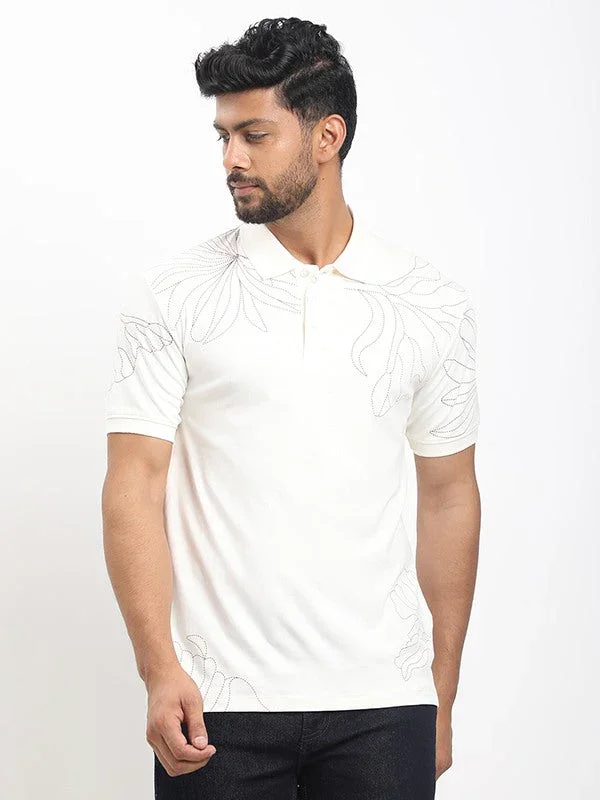 Men's Printed Polo T-shirt