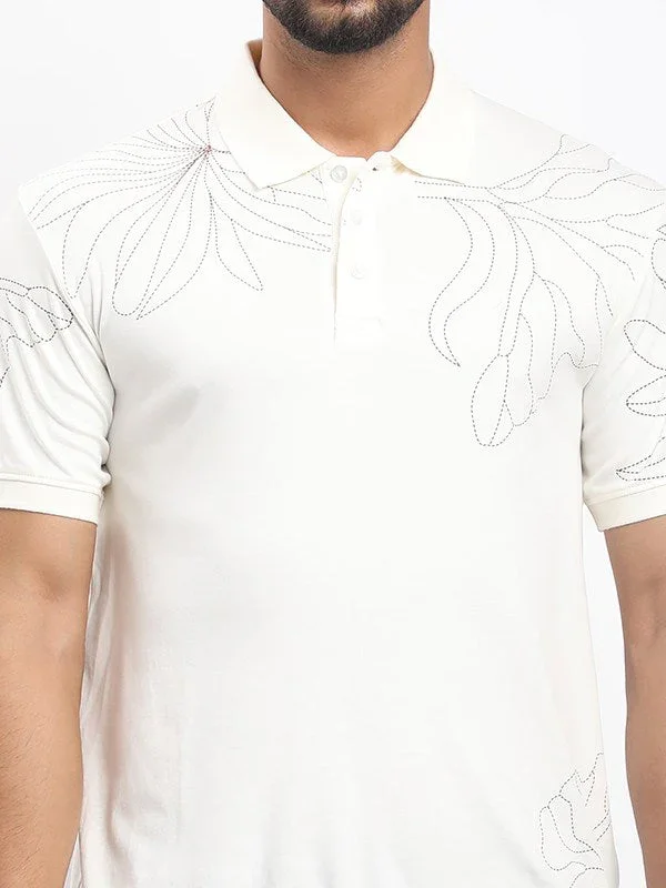 Men's Printed Polo T-shirt - Image 3