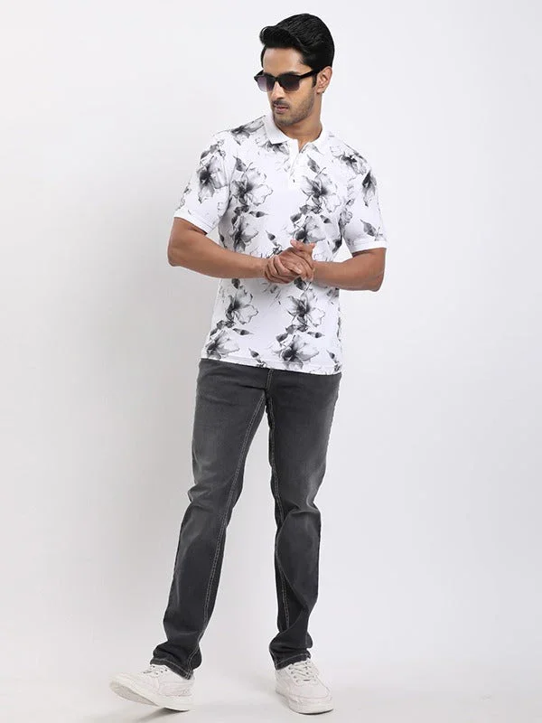 Men's Printed Polo T-Shirt - Image 5