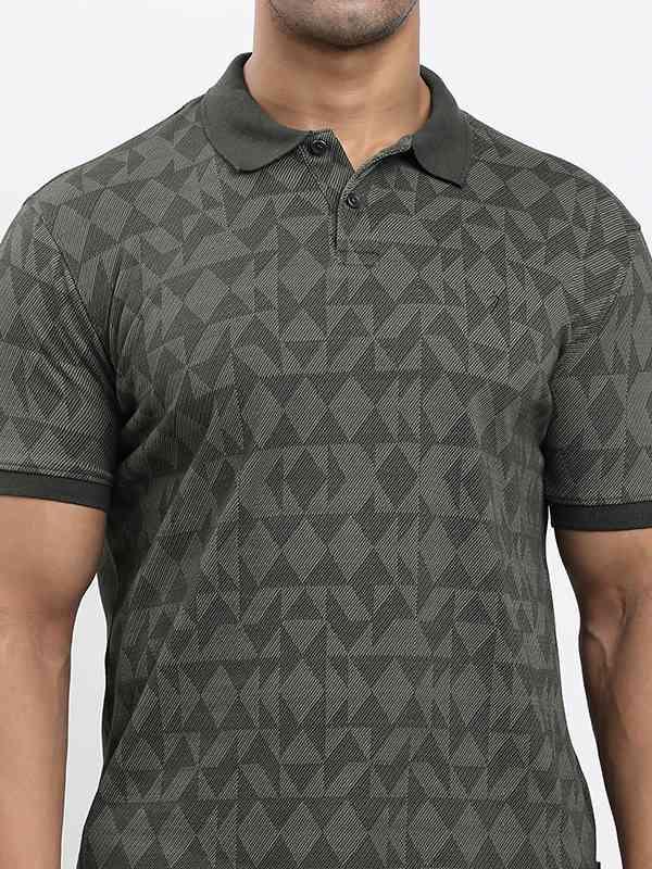 Men's Printed Polo T-shirt - Image 3