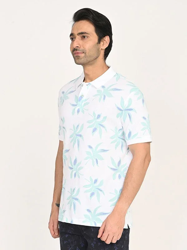Men's Printed Polo T-Shirt - Image 2