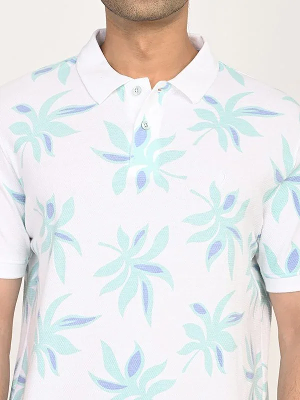 Men's Printed Polo T-Shirt - Image 3