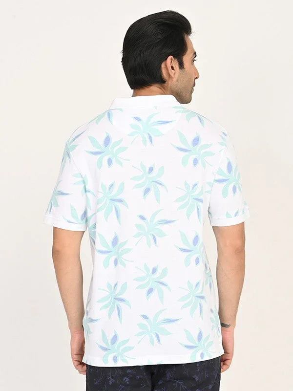 Men's Printed Polo T-Shirt - Image 4