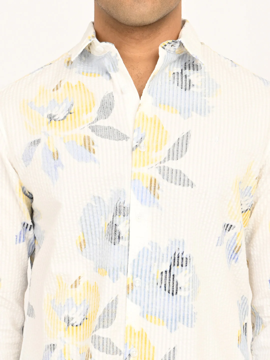 Men's Printed Full Sleeves Cotton Shirt - Image 6