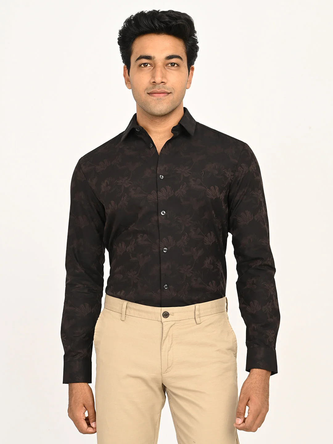 Men's Printed Full Sleeves Cotton Shirt