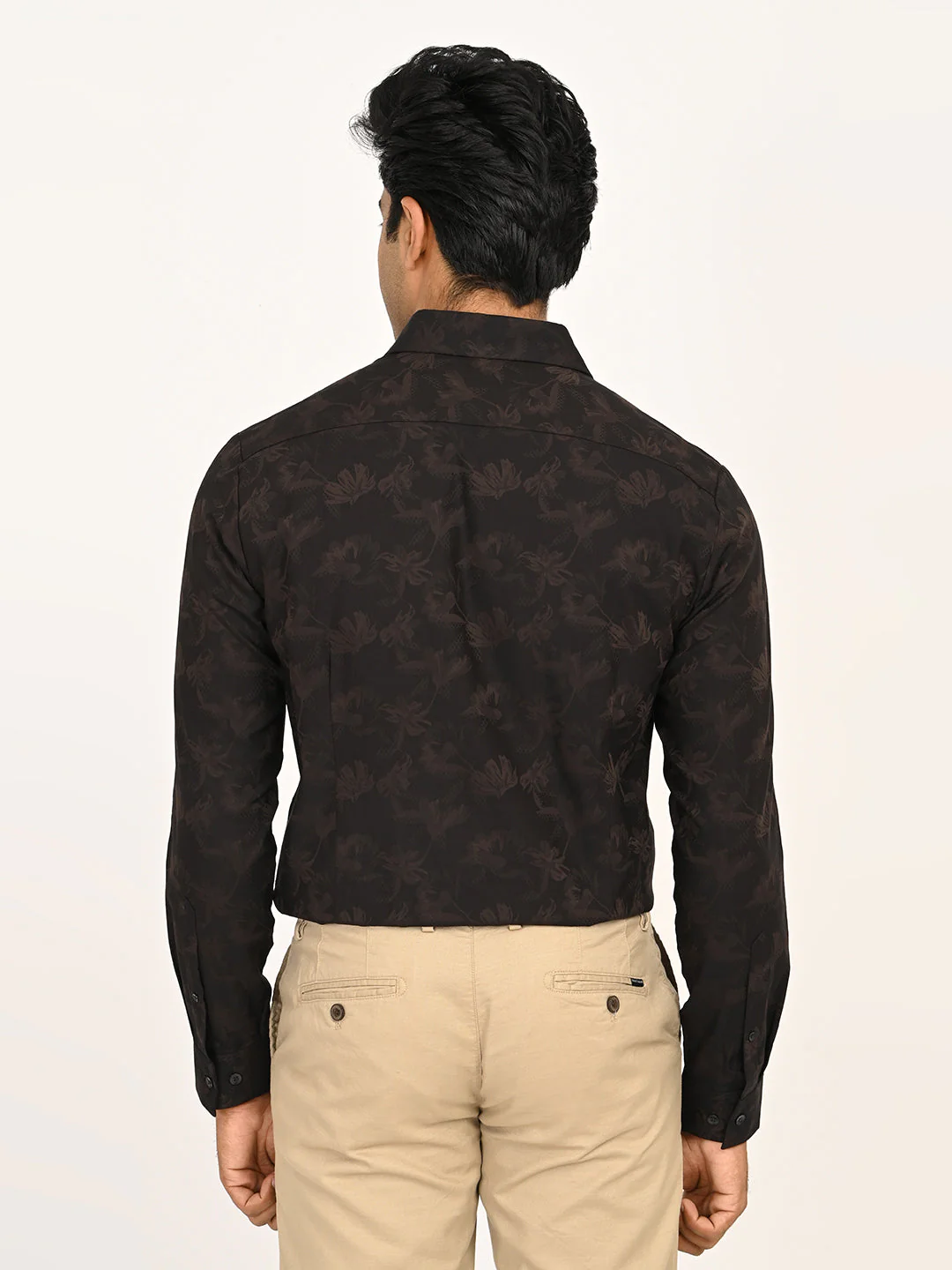 Men's Printed Full Sleeves Cotton Shirt - Image 4