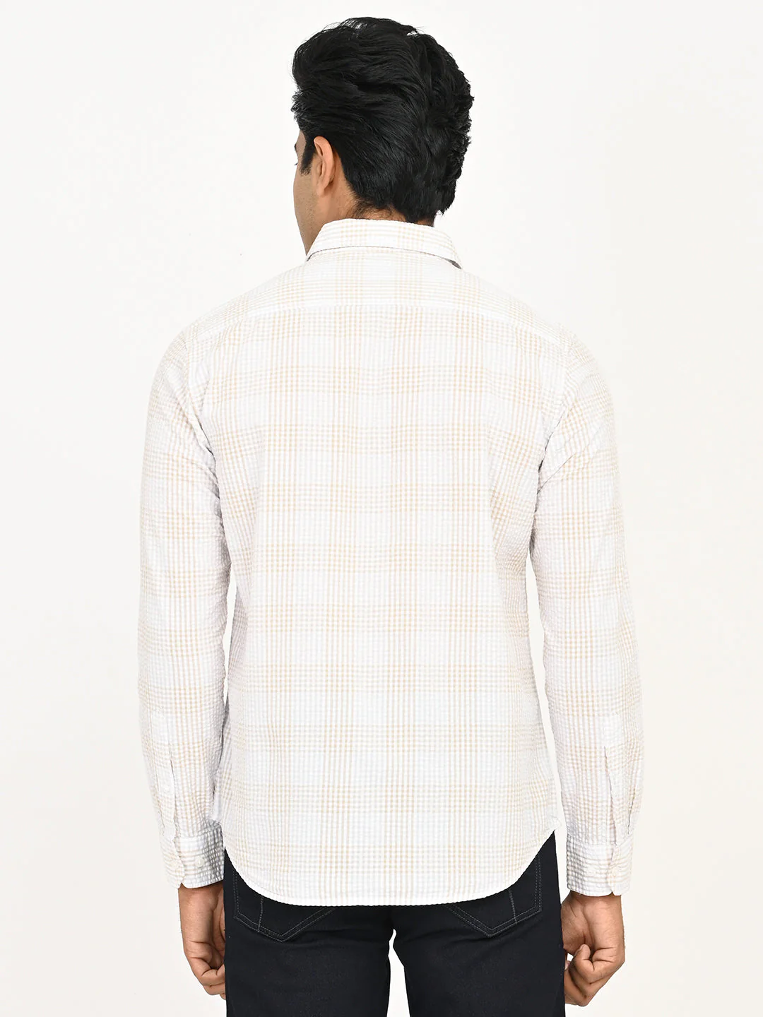 Men's Printed Full Sleeves Cotton Shirt - Image 4