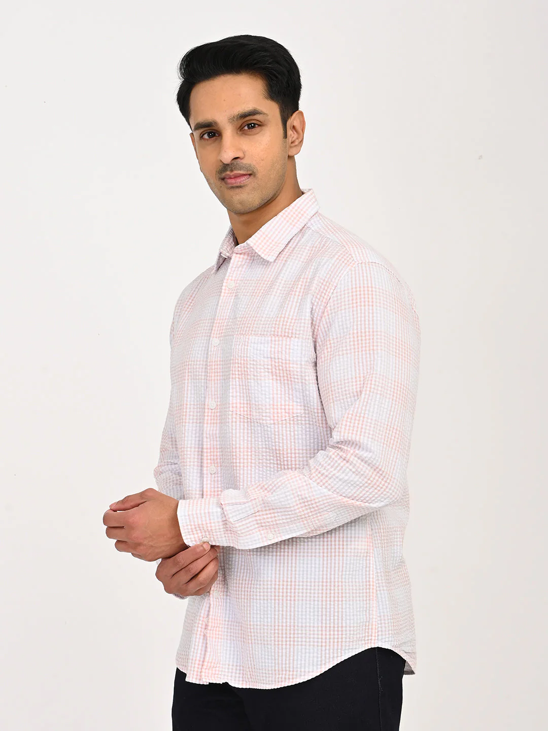 Men's Printed Full Sleeves Cotton Shirt - Image 8