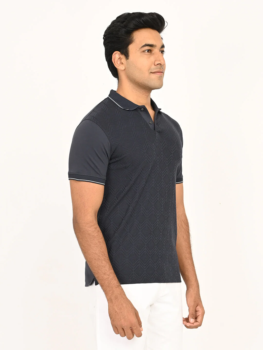 Men's Printed Polo T-Shirt - Image 3
