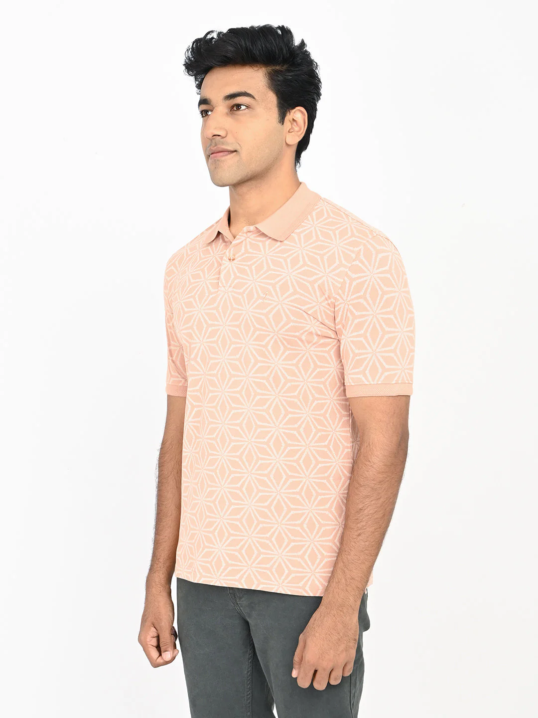 Men's Printed Polo T-Shirt - Image 2