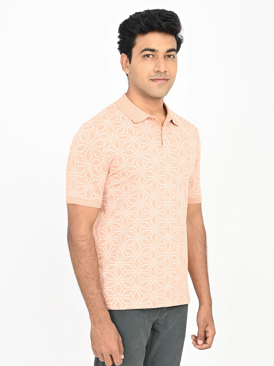 Men's Printed Polo T-Shirt - Image 3