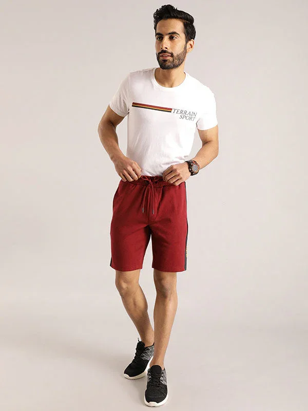 Men's Solid Cotton Blend Shorts - Image 3