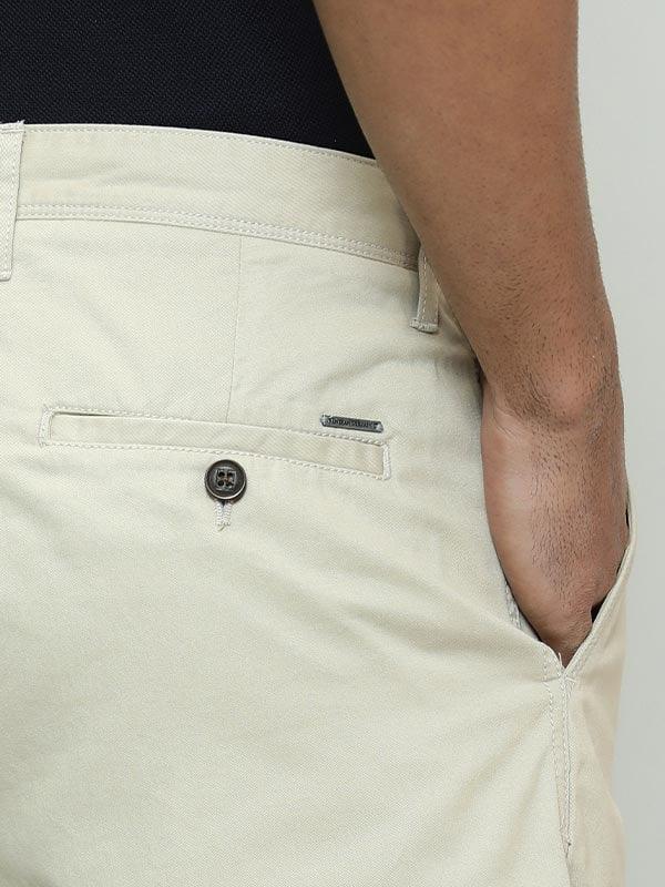 Men's Solid Cotton Shorts - Image 3